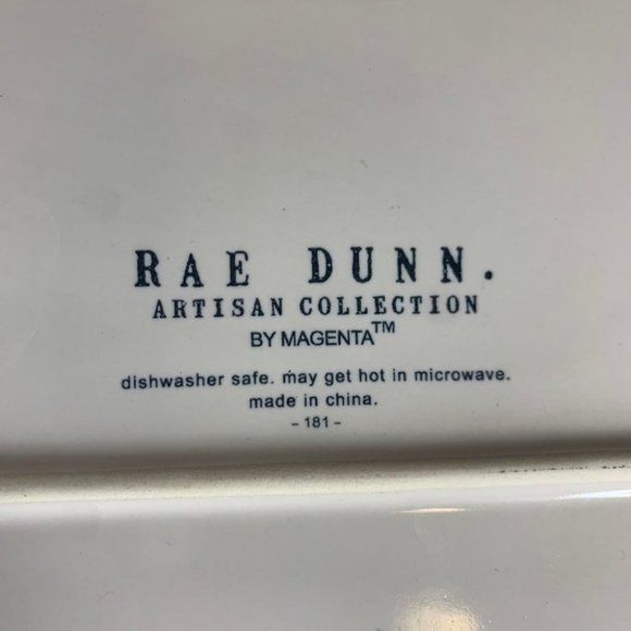 Rae Dunn Santa’s Cookie Exchange Plate - Picture 4 of 6